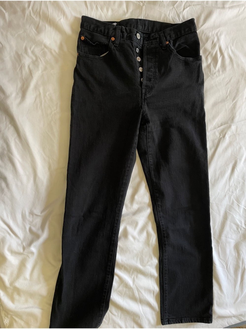 Levi's Black Boyfriend Jeans Size 26/28